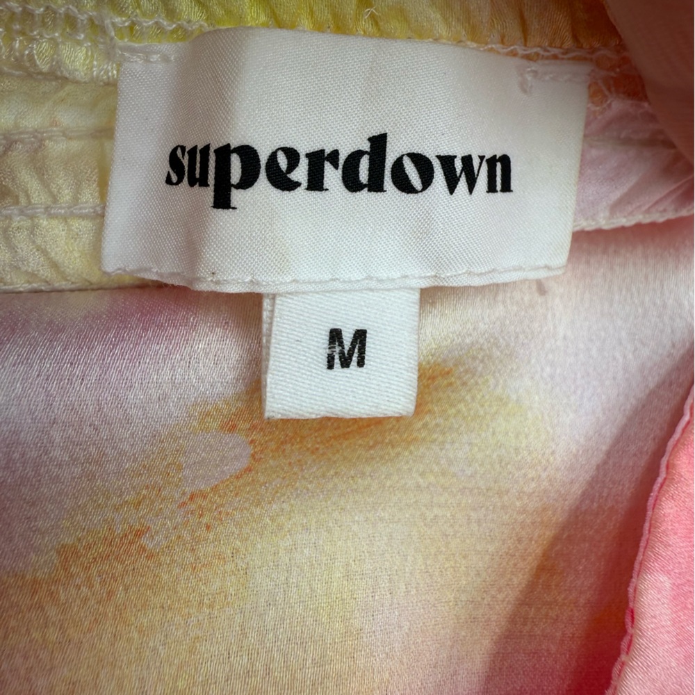 Superdown Strapless Bandanna Tie Dye Tube Top - Picture 9 of 9